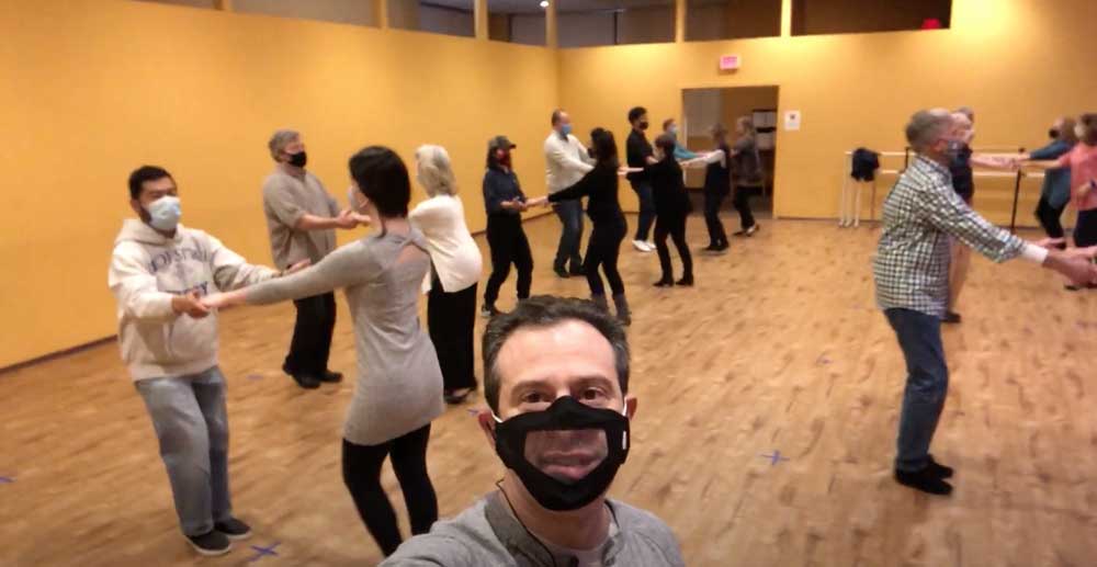 West Coast Swing dance class in Norwalk, CT on March 18, 2021